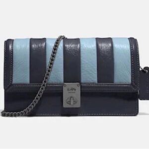 Authentic Coach Hutton Colorblock Shoulder Bag